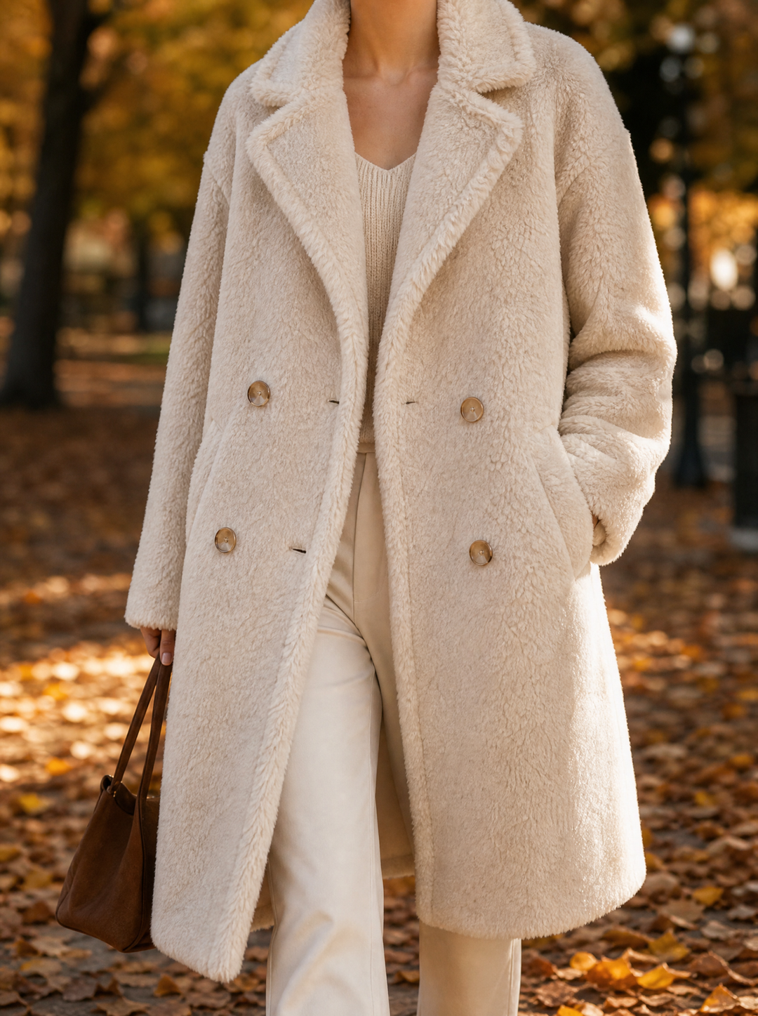 Sophie | Oversized Winter-Teddycoat für Damen