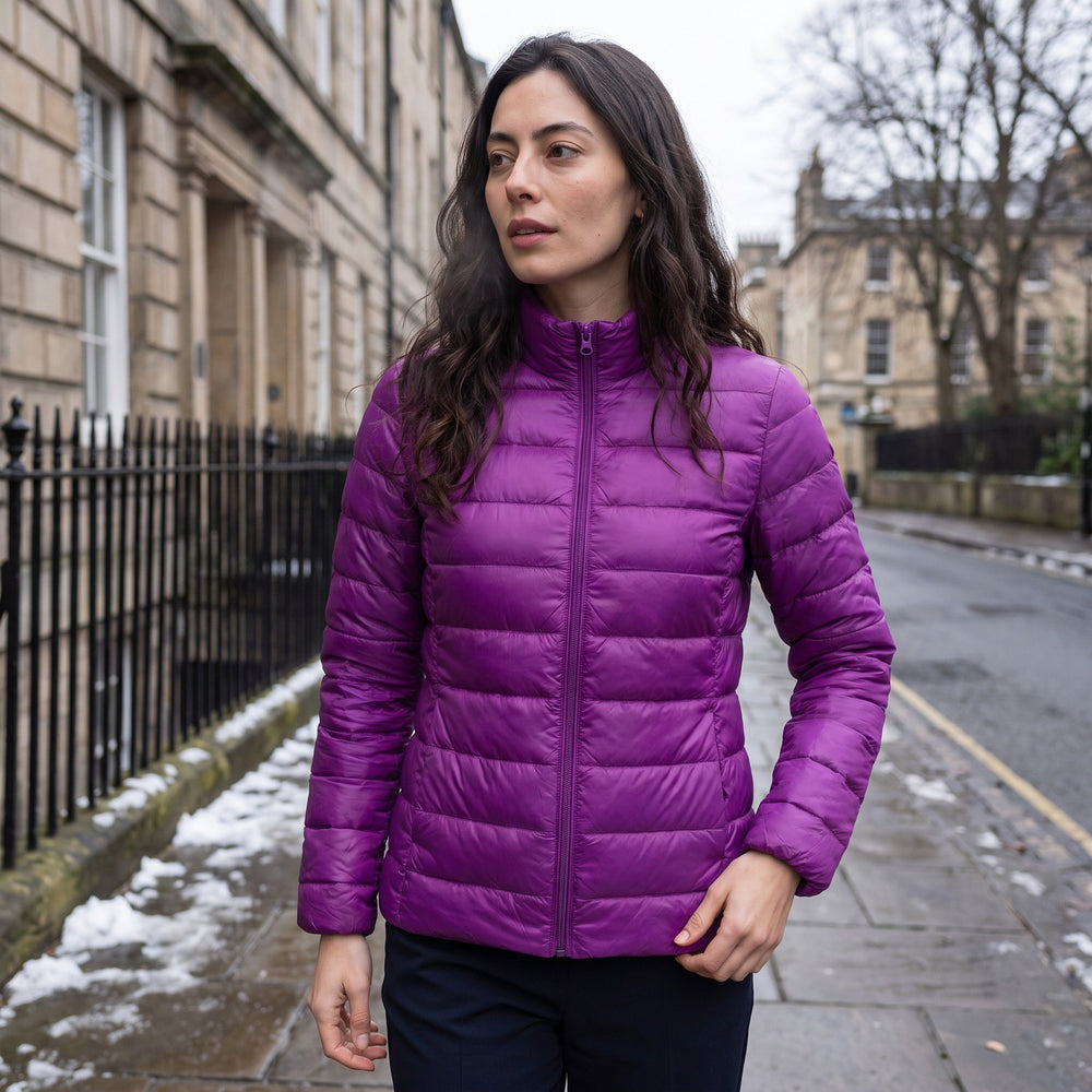 Amelie — Winddichte wasserabweisende Winterjacke für Damen mit Stehkragen, Das Modehaus Luzern