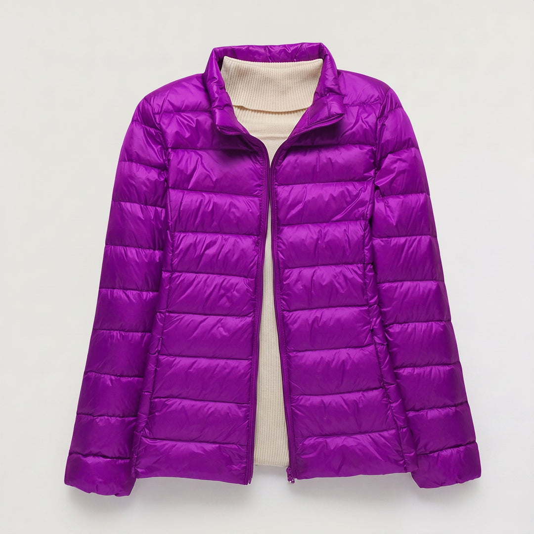 Amelie — Winddichte wasserabweisende Winterjacke für Damen mit Stehkragen, Das Modehaus Luzern