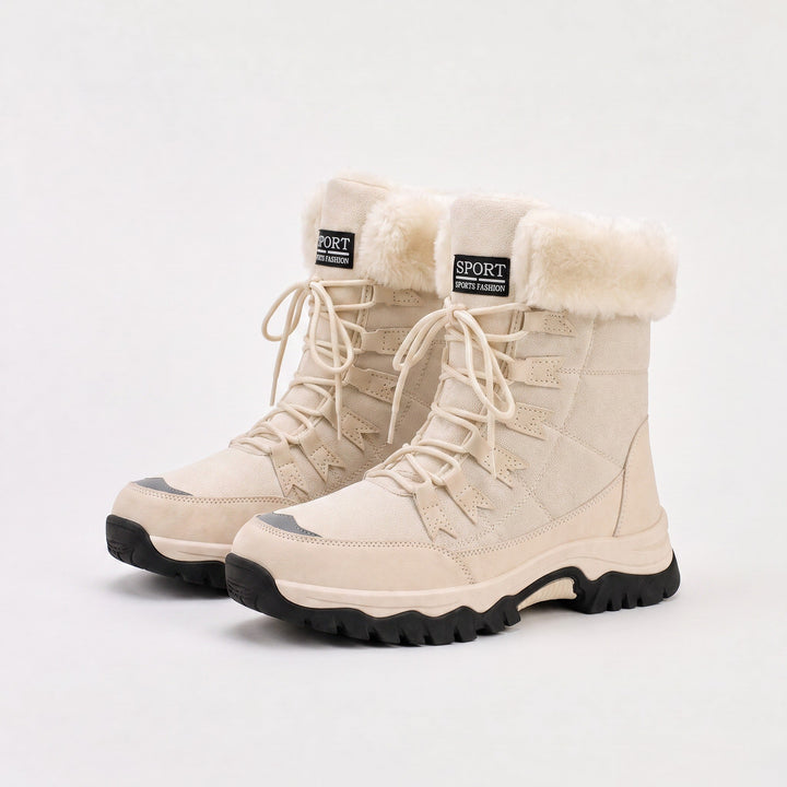 Chiara — Warme wasserdichte Winterstiefel für Damen mit Schnürung, Das Modehaus Luzern