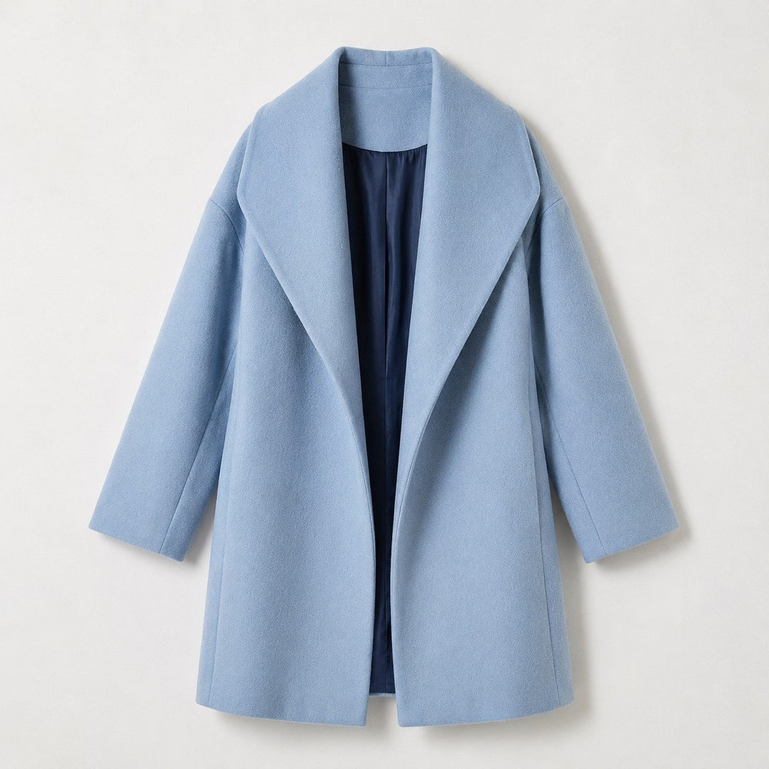 Cornelia — Winddichter Wintermantel aus Wolle für Damen mit Schalkragen, Das Modehaus Luzern