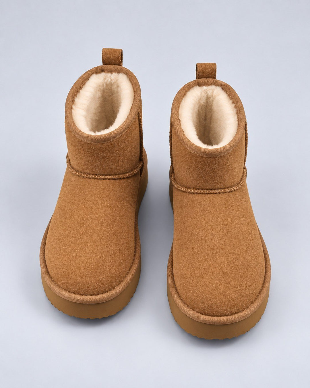 Eveline — Plateau Winterschuhe für Damen mit Fleecefutter in Velours-Optik, Das Modehaus Luzern