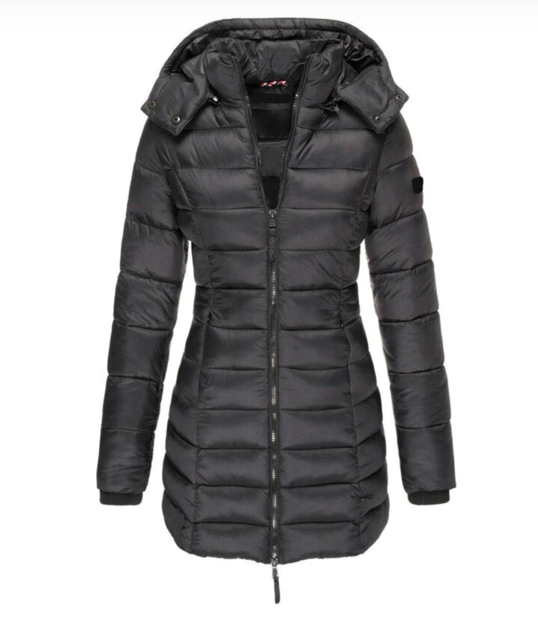Flavia — Weiche Winterjacke für Damen mit Kapuze und feiner Steppung, Das Modehaus Luzern