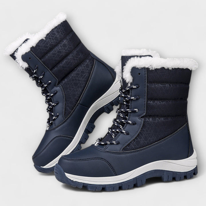 Heidi — Wasserdichte gefütterte Winterschuhe für Damen mit Schnürung, Das Modehaus Luzern