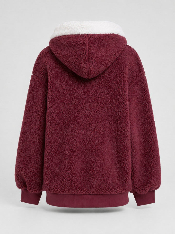 Isabelle — Warme Fleecejacke für Damen mit Kapuze und Teddyfutter, Das Modehaus Luzern
