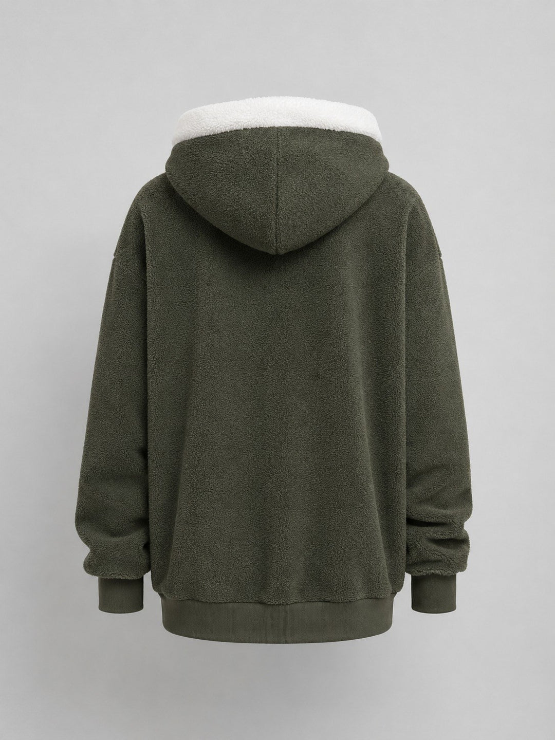 Isabelle — Warme Fleecejacke für Damen mit Kapuze und Teddyfutter, Das Modehaus Luzern