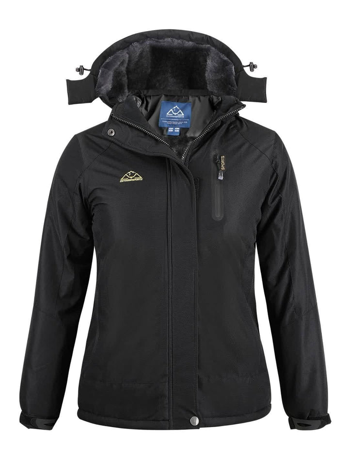 Isolde — Winddichte Skijacke für Damen mit Fellfutter und Reissverschluss, Das Modehaus Luzern
