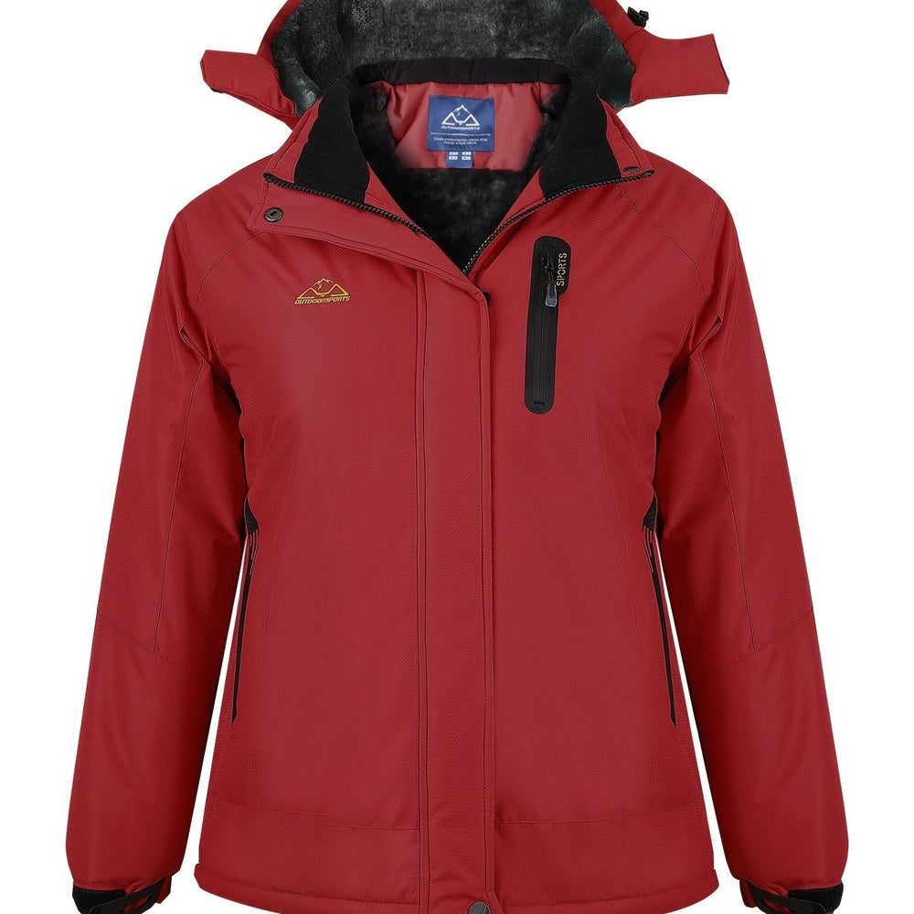 Isolde — Winddichte Skijacke für Damen mit Fellfutter und Reissverschluss, Das Modehaus Luzern