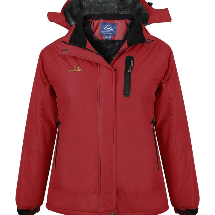 Isolde — Winddichte Skijacke für Damen mit Fellfutter und Reissverschluss, Das Modehaus Luzern