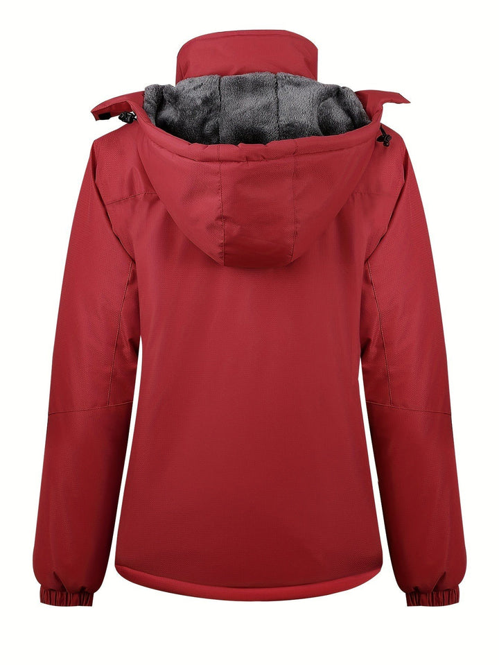 Isolde — Winddichte Skijacke für Damen mit Fellfutter und Reissverschluss, Das Modehaus Luzern
