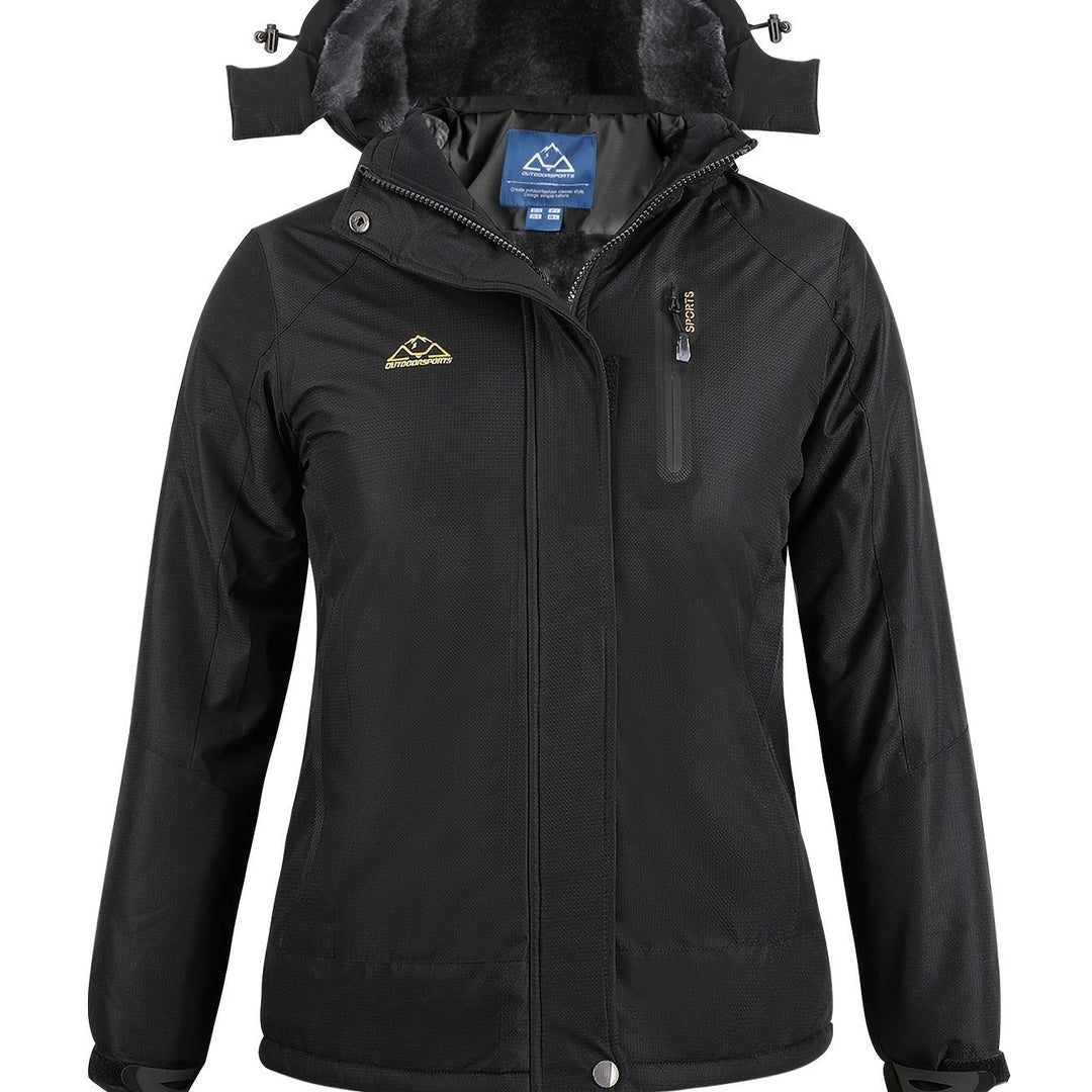 Isolde — Winddichte Skijacke für Damen mit Fellfutter und Reissverschluss, Das Modehaus Luzern