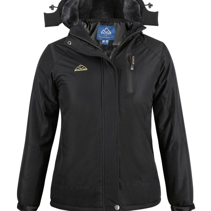 Isolde — Winddichte Skijacke für Damen mit Fellfutter und Reissverschluss, Das Modehaus Luzern