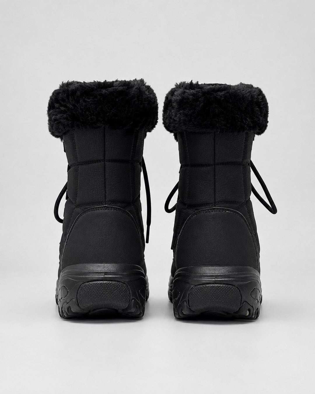 Janine — Warme gesteppte Winterstiefel für Damen mit Fellkragen, Das Modehaus Luzern