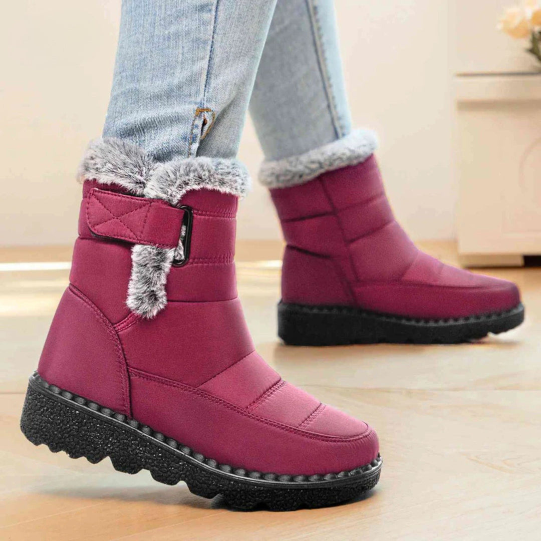 Lena — Warme gefütterte Winterschuhe für Damen mit rutschfester Sohle, Das Modehaus Luzern