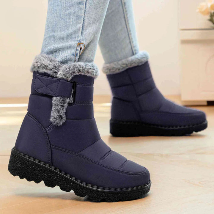 Lena — Warme gefütterte Winterschuhe für Damen mit rutschfester Sohle, Das Modehaus Luzern