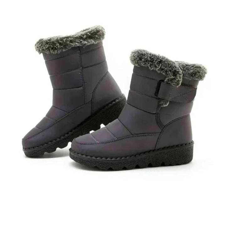Lena — Warme gefütterte Winterschuhe für Damen mit rutschfester Sohle, Das Modehaus Luzern