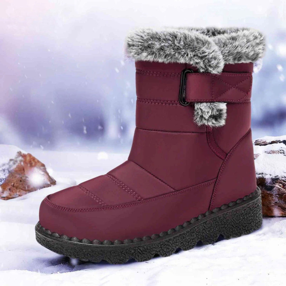 Lena — Warme gefütterte Winterschuhe für Damen mit rutschfester Sohle, Das Modehaus Luzern