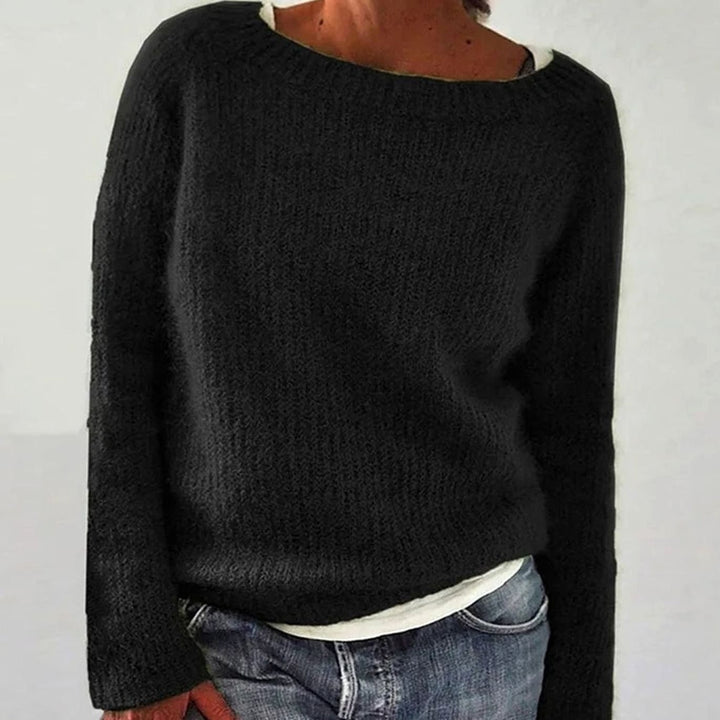 Leonie — Weicher Oversize Strickpullover für Damen mit Schlitzen am Saum, Das Modehaus Luzern