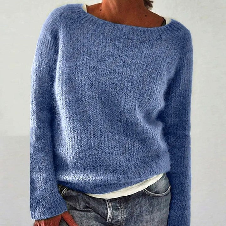 Leonie — Weicher Oversize Strickpullover für Damen mit Schlitzen am Saum, Das Modehaus Luzern