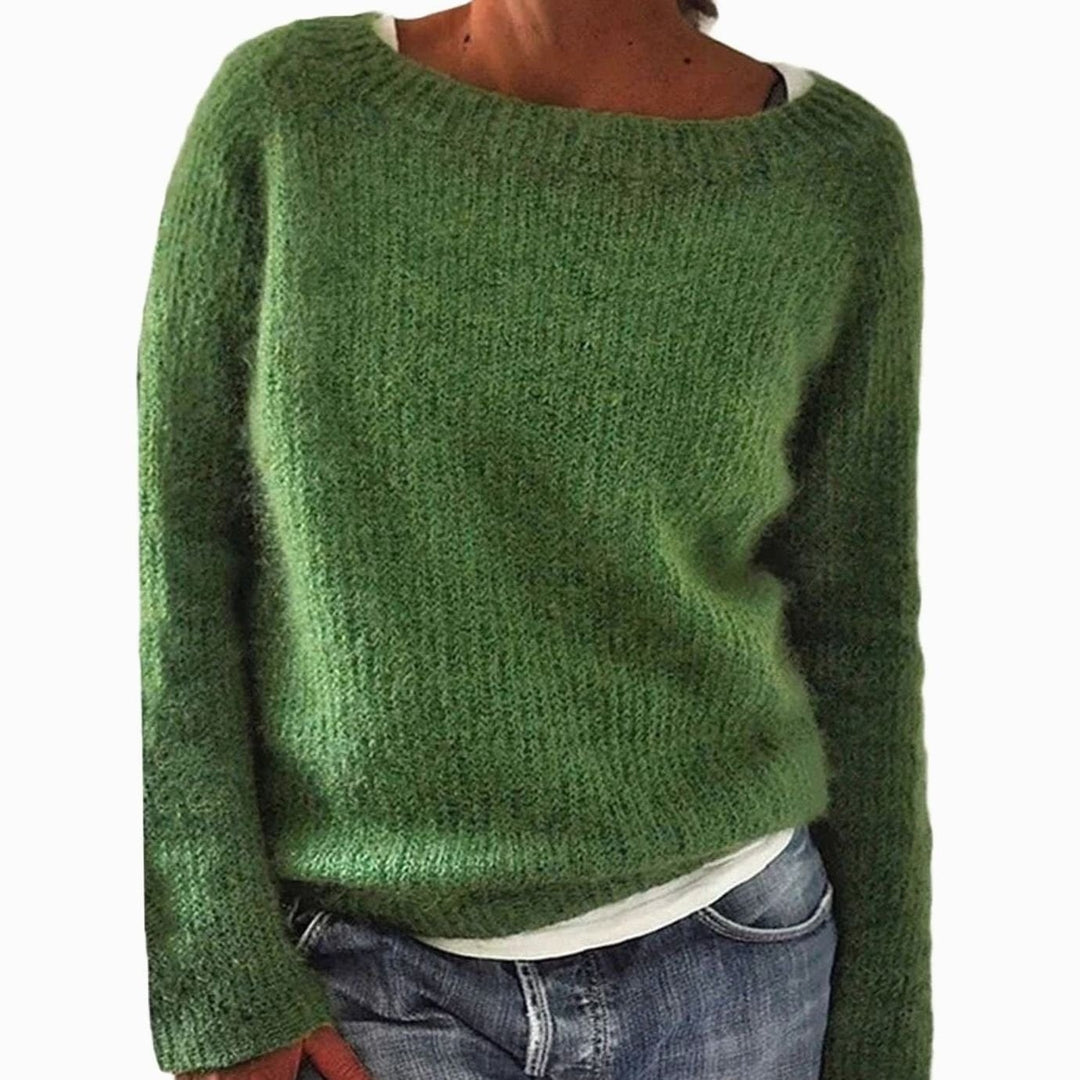 Leonie — Weicher Oversize Strickpullover für Damen mit Schlitzen am Saum, Das Modehaus Luzern
