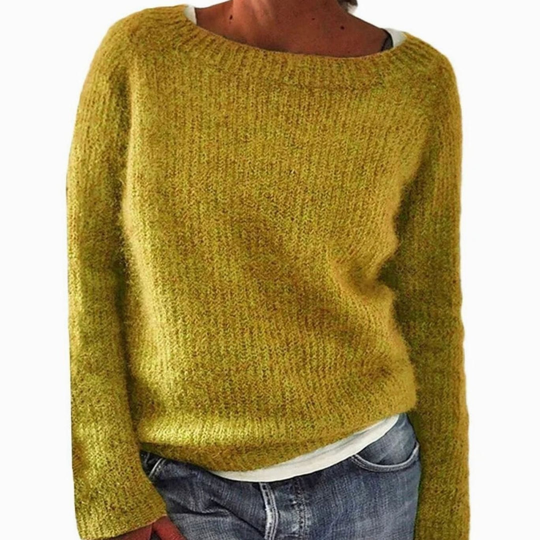 Leonie — Weicher Oversize Strickpullover für Damen mit Schlitzen am Saum, Das Modehaus Luzern