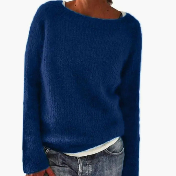 Leonie — Weicher Oversize Strickpullover für Damen mit Schlitzen am Saum, Das Modehaus Luzern