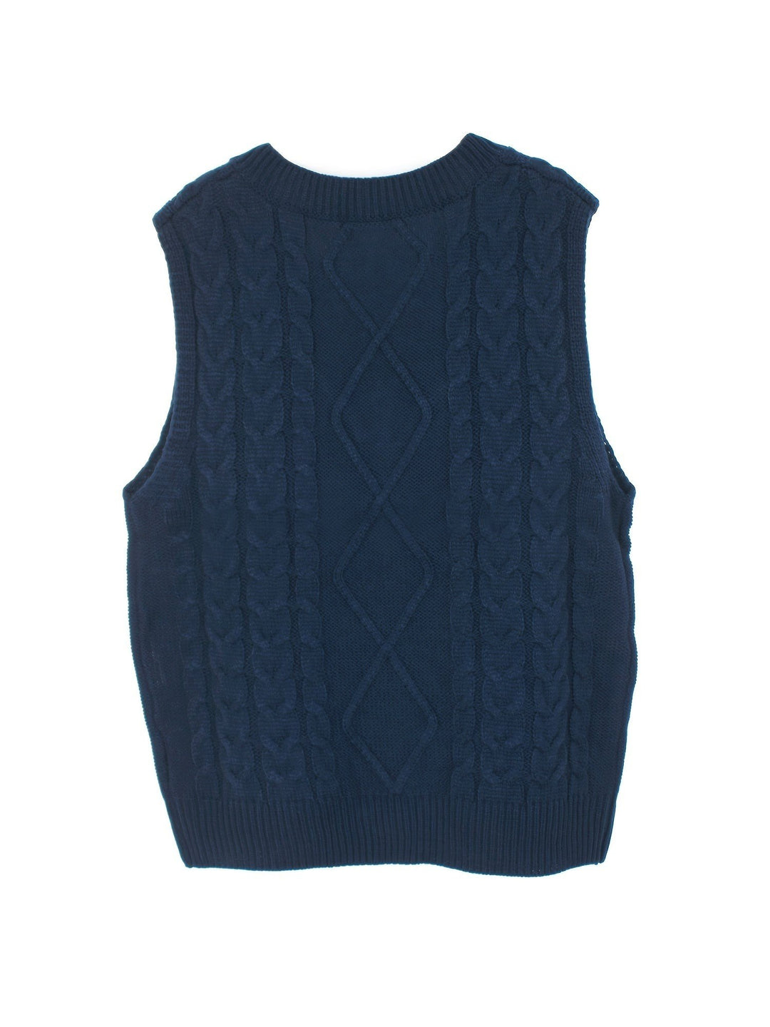 Lina — Warmer Pullunder für Damen aus Strick mit Zopfmuster, Das Modehaus Luzern