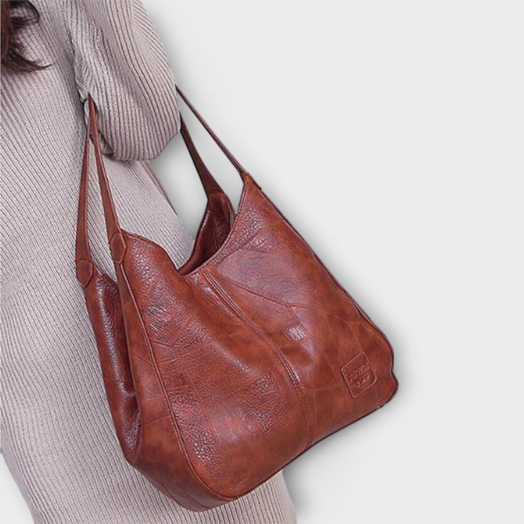 Lotte — Weiche schlichte Hobo Umhängetasche für Damen für die Schulter, Das Modehaus Luzern