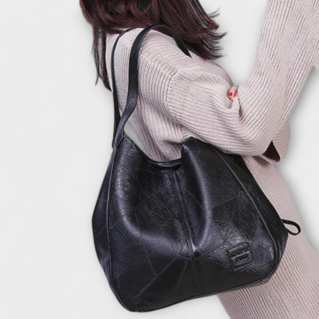 Lotte — Weiche schlichte Hobo Umhängetasche für Damen für die Schulter, Das Modehaus Luzern