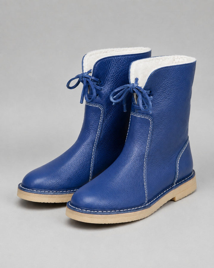 Luzia — Warme Winterschuhe für Damen mit Fleecefutter und Bindeband, Das Modehaus Luzern