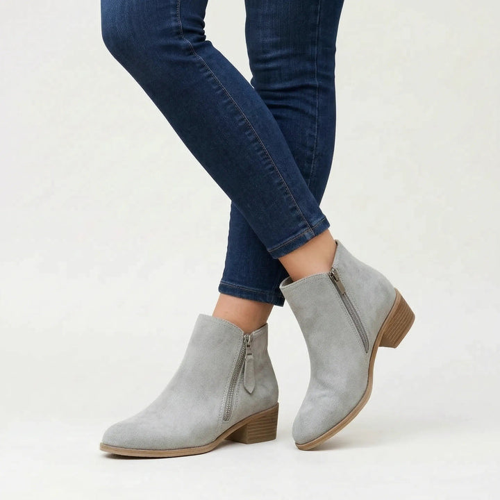 Margot — Bequeme Stiefeletten für Damen mit Blockabsatz und Profilsohle, Das Modehaus Luzern