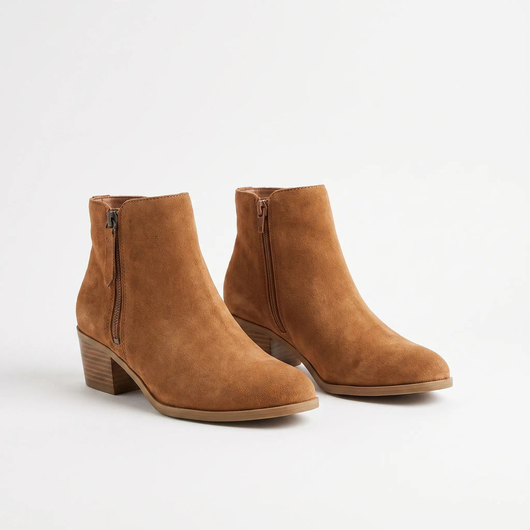 Margot — Bequeme Stiefeletten für Damen mit Blockabsatz und Profilsohle, Das Modehaus Luzern