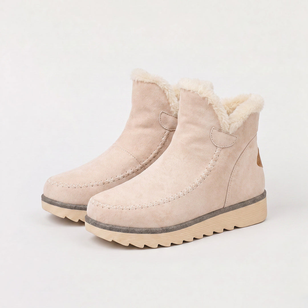 Marie — Knöchelhohe Winterschuhe für Damen mit Fleecefutter und Profilsohle, Das Modehaus Luzern