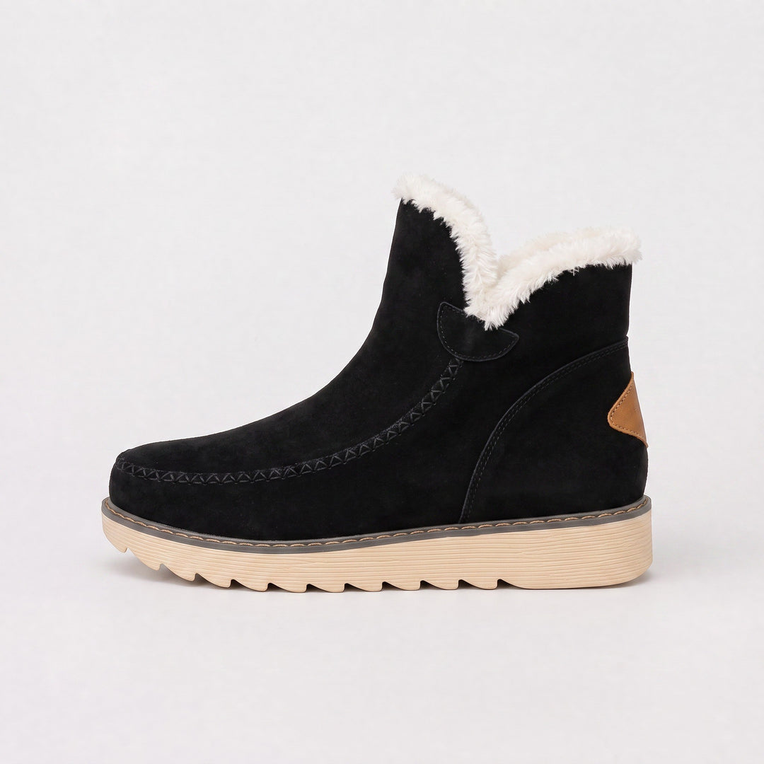Marie — Knöchelhohe Winterschuhe für Damen mit Fleecefutter und Profilsohle, Das Modehaus Luzern