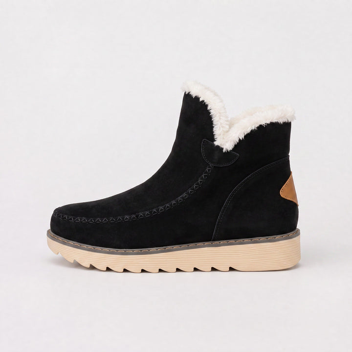 Marie — Knöchelhohe Winterschuhe für Damen mit Fleecefutter und Profilsohle, Das Modehaus Luzern