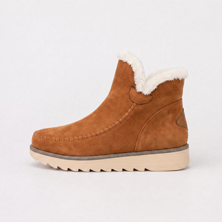 Marie — Knöchelhohe Winterschuhe für Damen mit Fleecefutter und Profilsohle, Das Modehaus Luzern