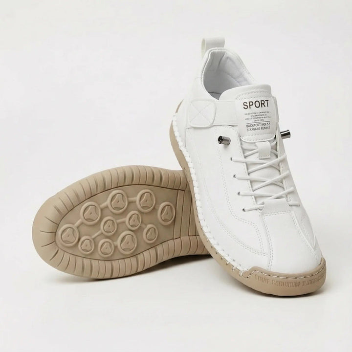 Marina — Bequeme breite Sneakers für Damen mit elastischer Schnürung, Das Modehaus Luzern