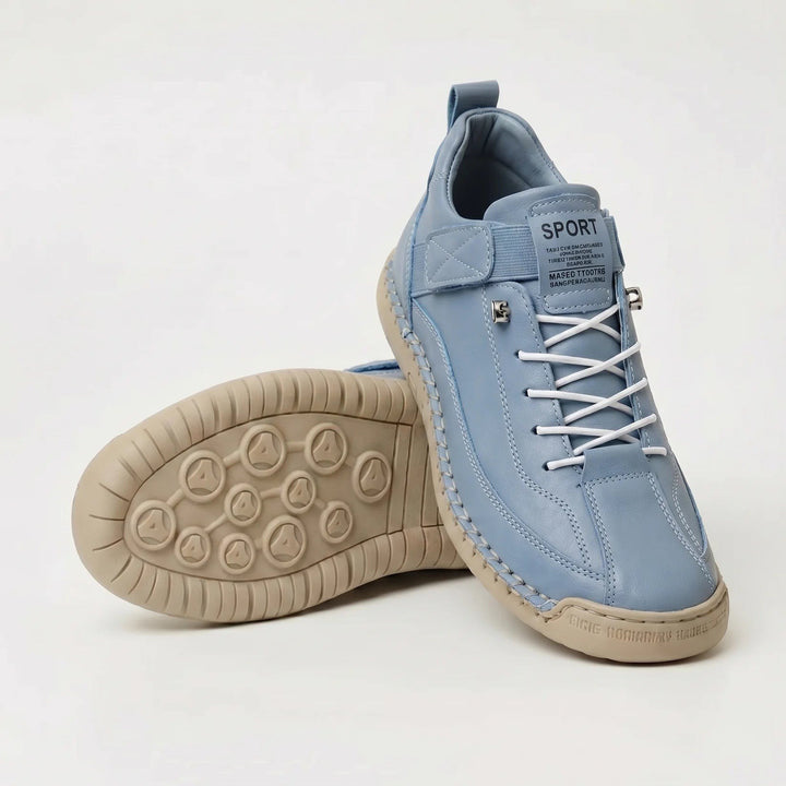 Marina — Bequeme breite Sneakers für Damen mit elastischer Schnürung, Das Modehaus Luzern