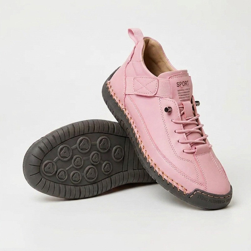 Marina — Bequeme breite Sneakers für Damen mit elastischer Schnürung, Das Modehaus Luzern