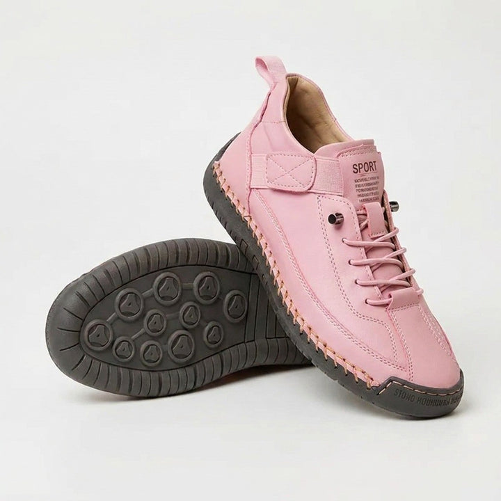 Marina — Bequeme breite Sneakers für Damen mit elastischer Schnürung, Das Modehaus Luzern
