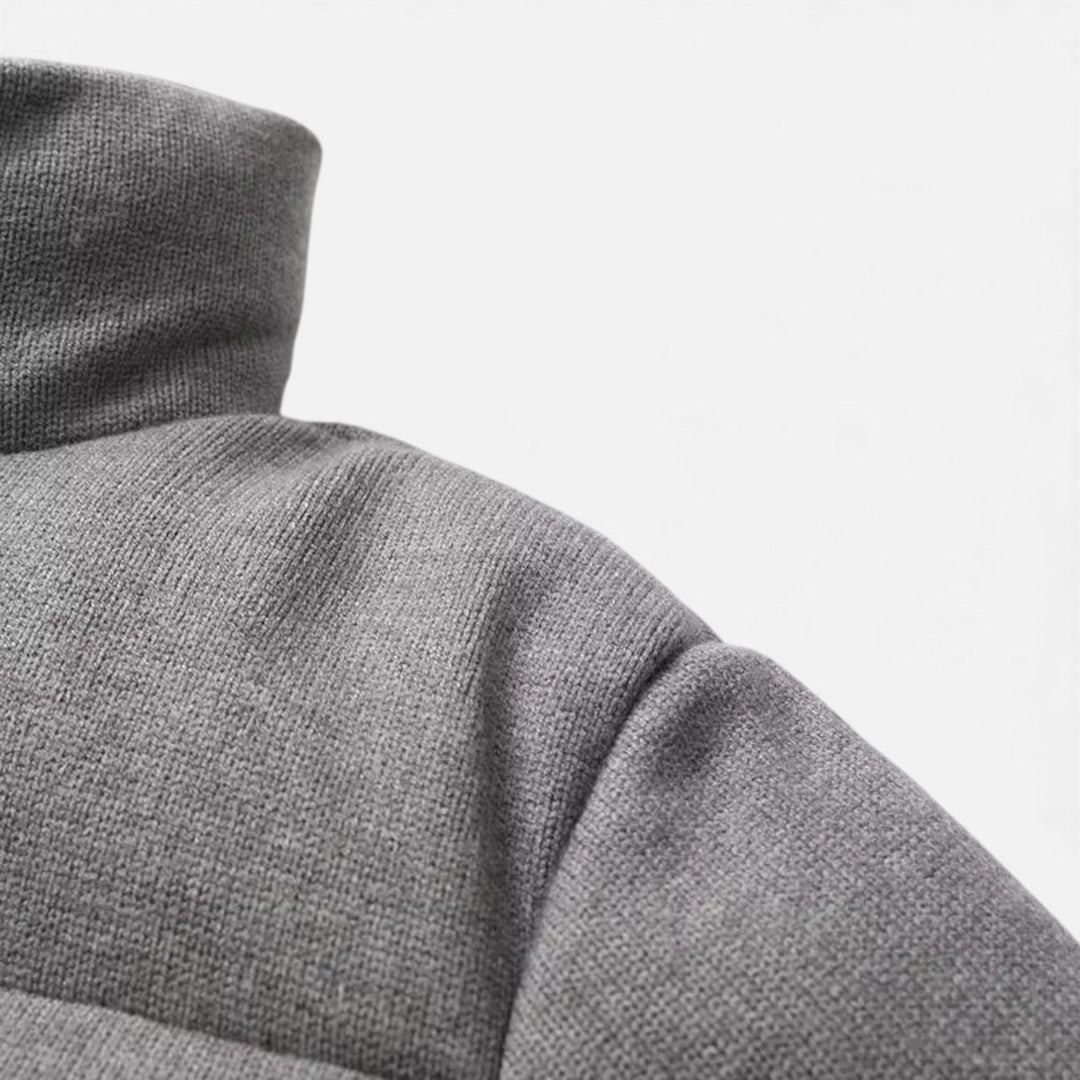 Melina — Moderne kurze gesteppte Winterjacke für Damen mit hohem Kragen, Das Modehaus Luzern