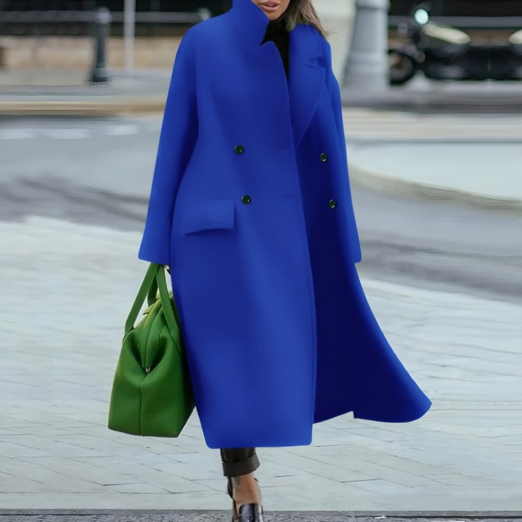 Monika — Stilvoller langer Oversize Wintermantel aus Wolle für Damen, Das Modehaus Luzern