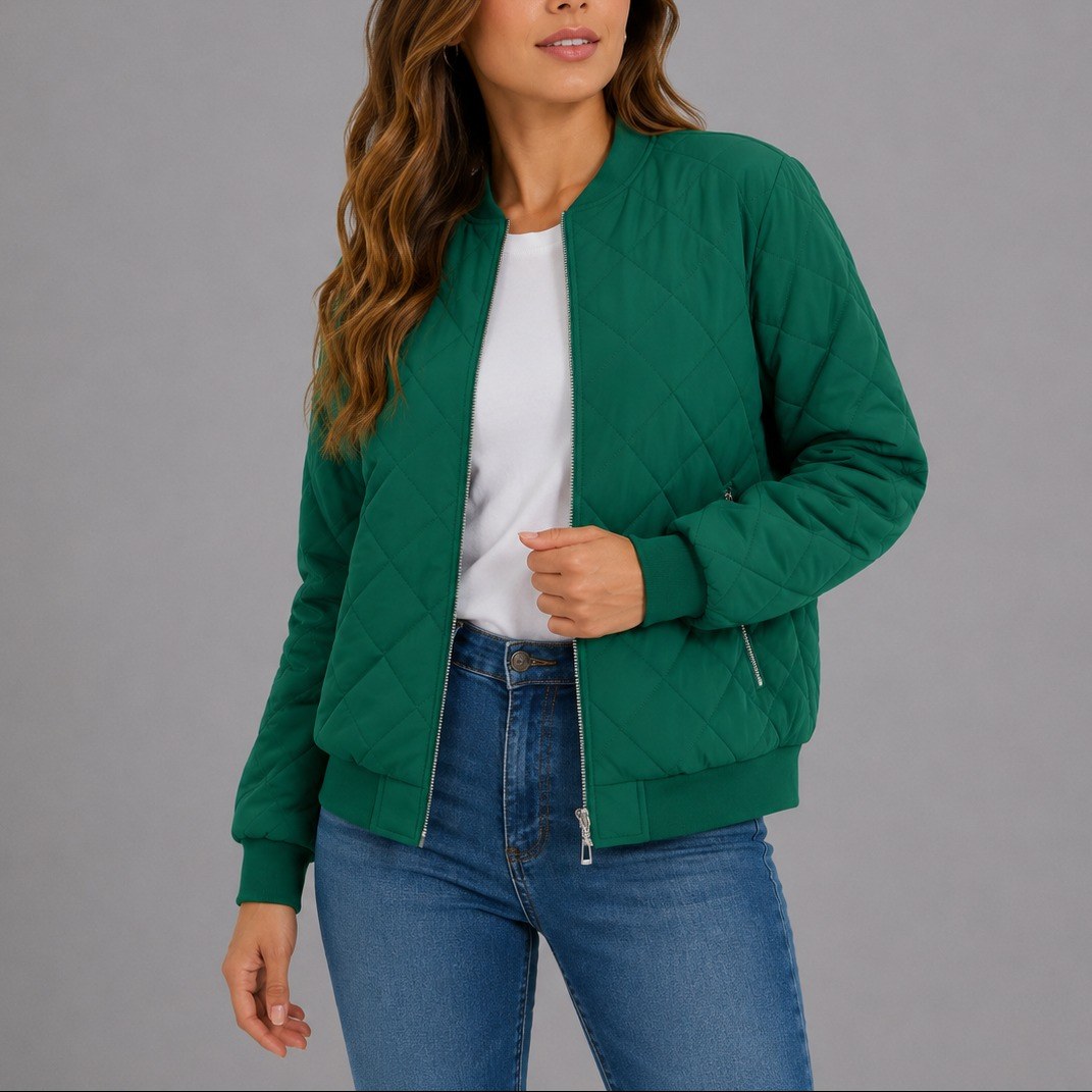 Nadine — Leichte gesteppte Winterjacke für Damen mit geradem Schnitt, Das Modehaus Luzern