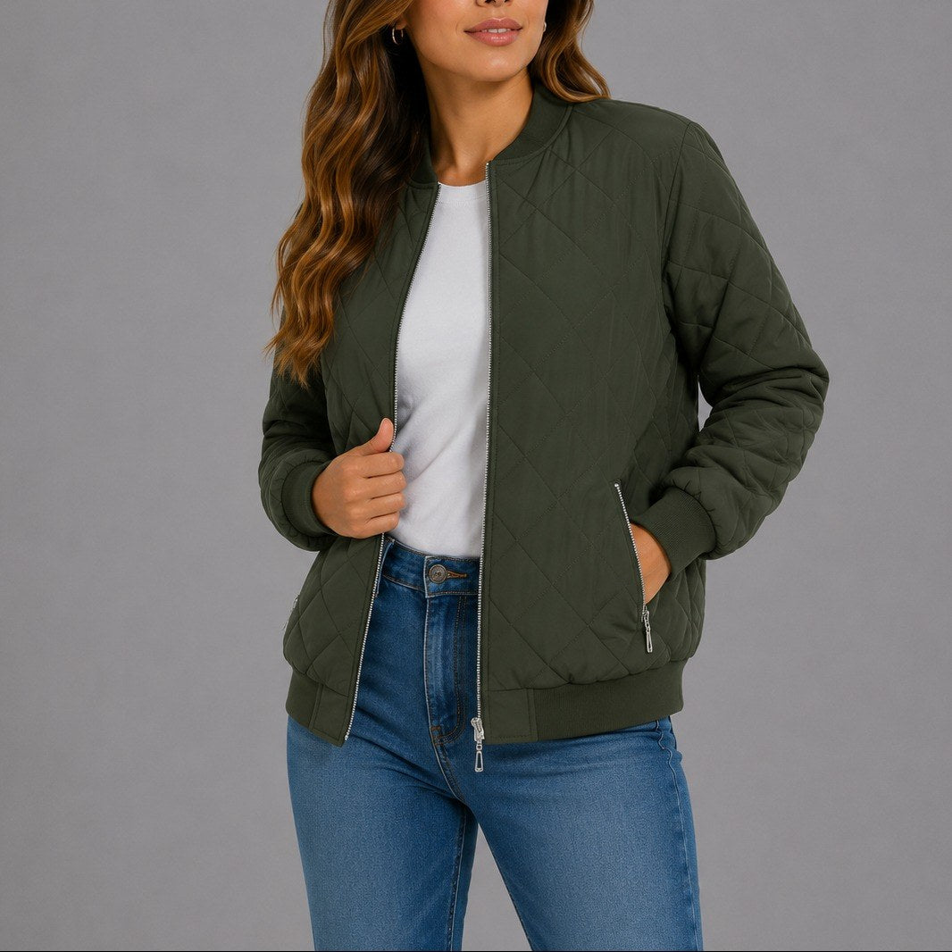 Nadine — Leichte gesteppte Winterjacke für Damen mit geradem Schnitt, Das Modehaus Luzern