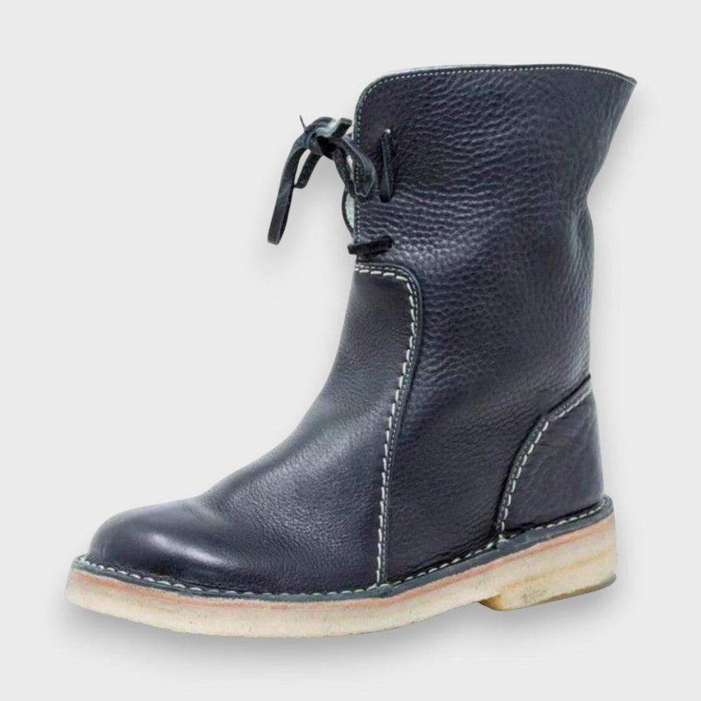 Nicole — Warme Winterstiefel für Damen in Lederoptik mit Fellfutter, Das Modehaus Luzern