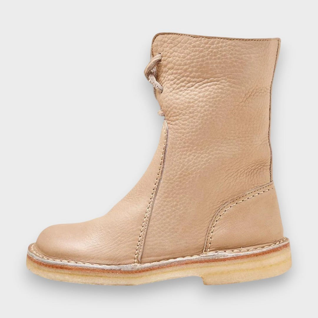Nicole — Warme Winterstiefel für Damen in Lederoptik mit Fellfutter, Das Modehaus Luzern
