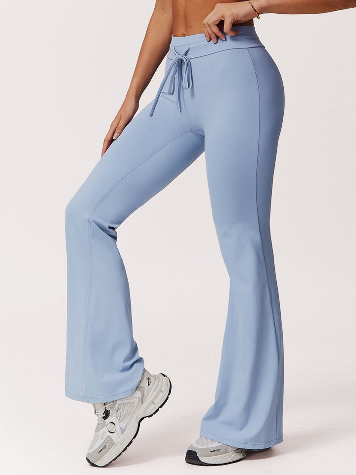 Romina — Bequeme ausgestellte Sport Leggings für Damen mit Kordelzug, Das Modehaus Luzern