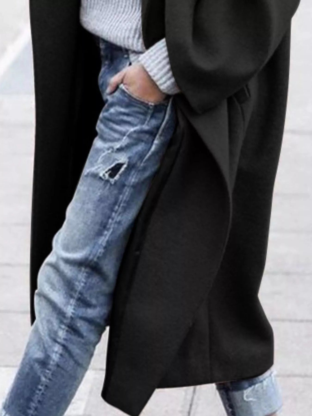 Theresa — Klassischer Oversize Wintermantel aus Wollmischung für Damen, Das Modehaus Luzern