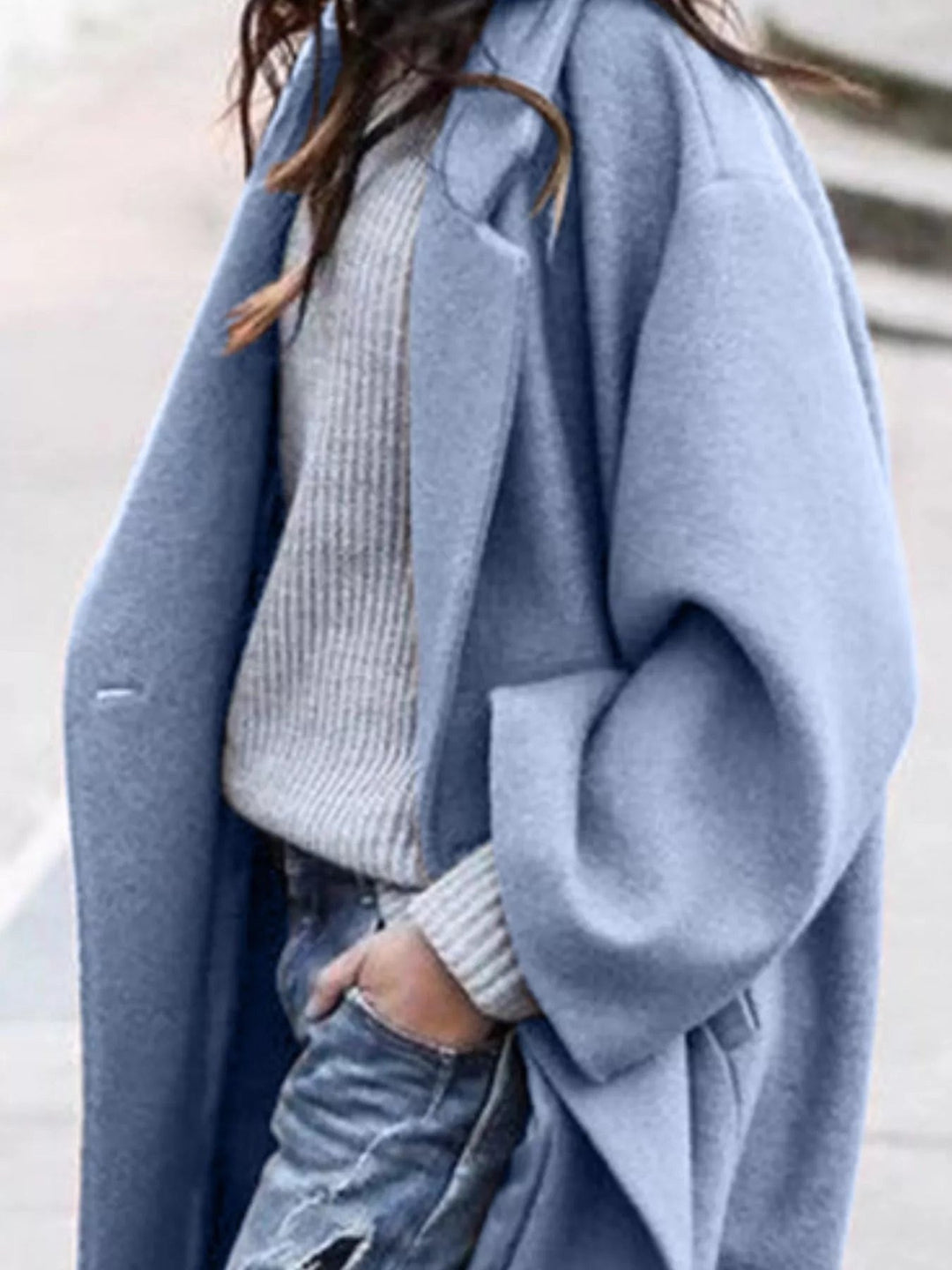 Theresa — Klassischer Oversize Wintermantel aus Wollmischung für Damen, Das Modehaus Luzern