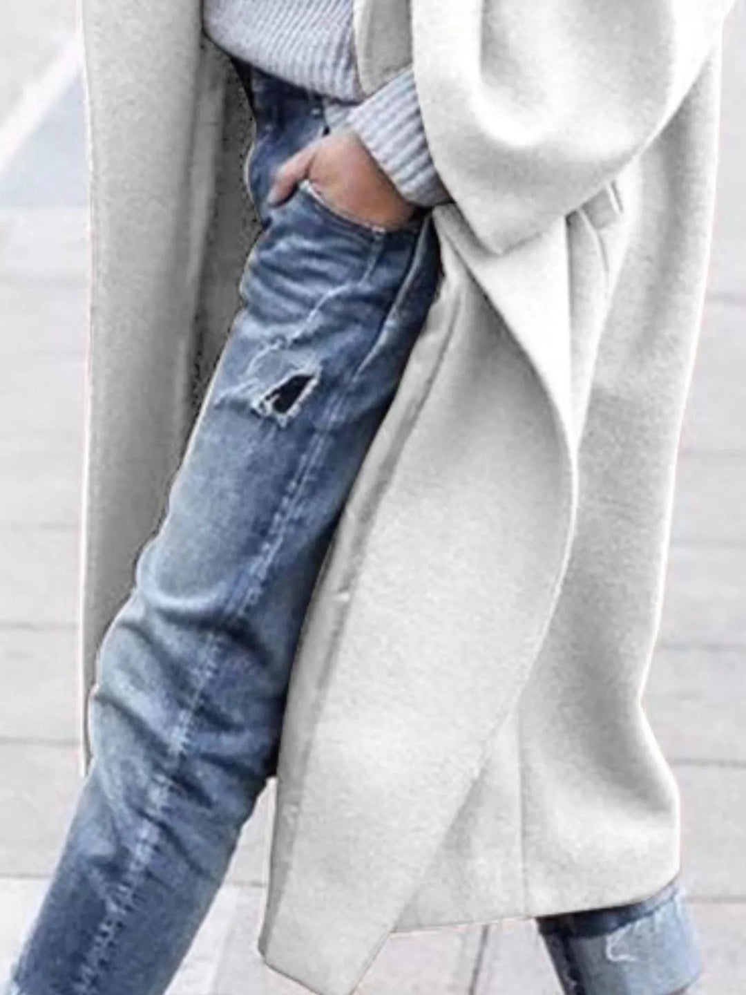 Theresa — Klassischer Oversize Wintermantel aus Wollmischung für Damen, Das Modehaus Luzern
